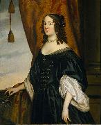 Gerard van Honthorst Amalia van Solms (1602-75). oil